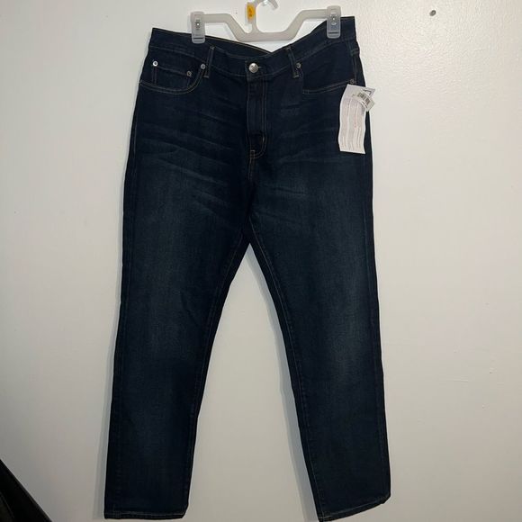 Amazon Essential Dark Blue Jeans (38x 32) - Picture 1 of 3
